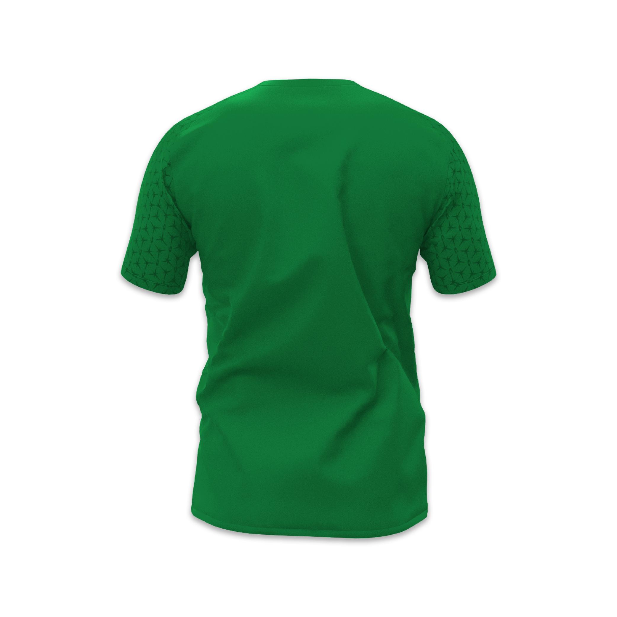 gems gems maglia boca - verde/bianco - foto 2