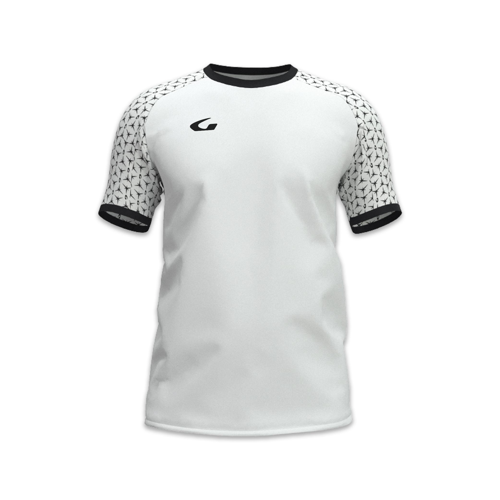 gems gems maglia cruz - bianco/nero - foto 1