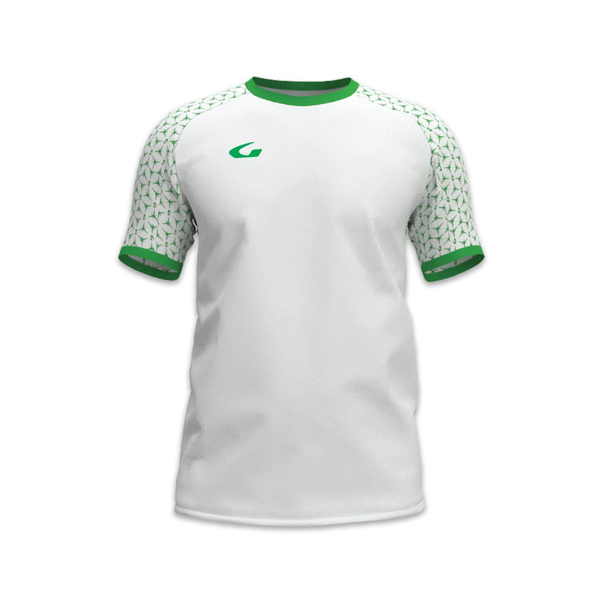 gems gems maglia cruz - bianco/verde - foto 1