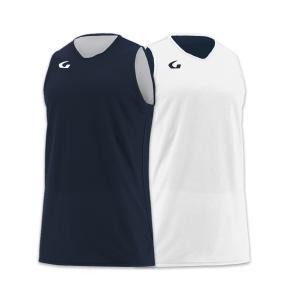 Canotta basket double - blu/bianco