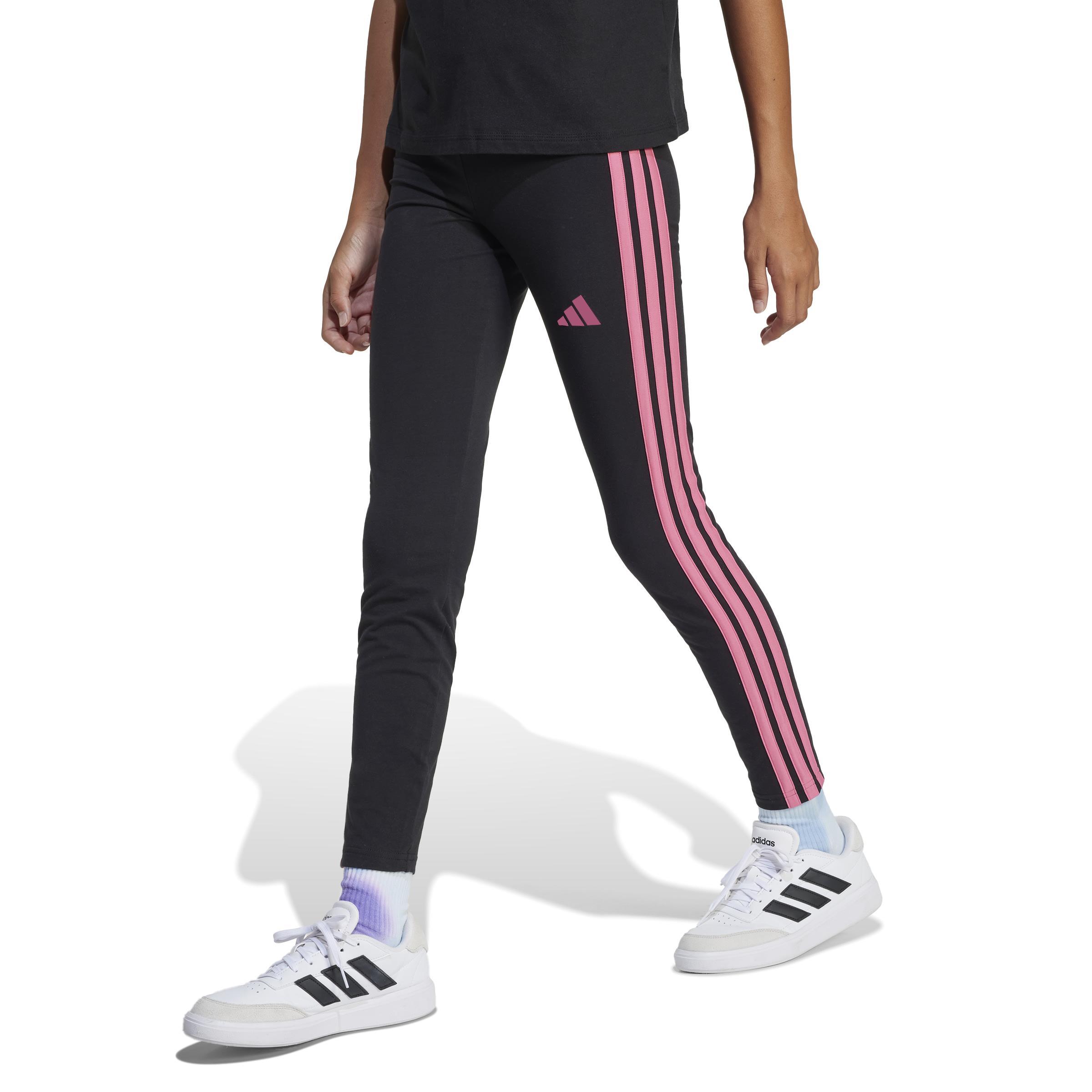adidas adidas 3s leggings 230 jr. - black/pnkfus - foto 2