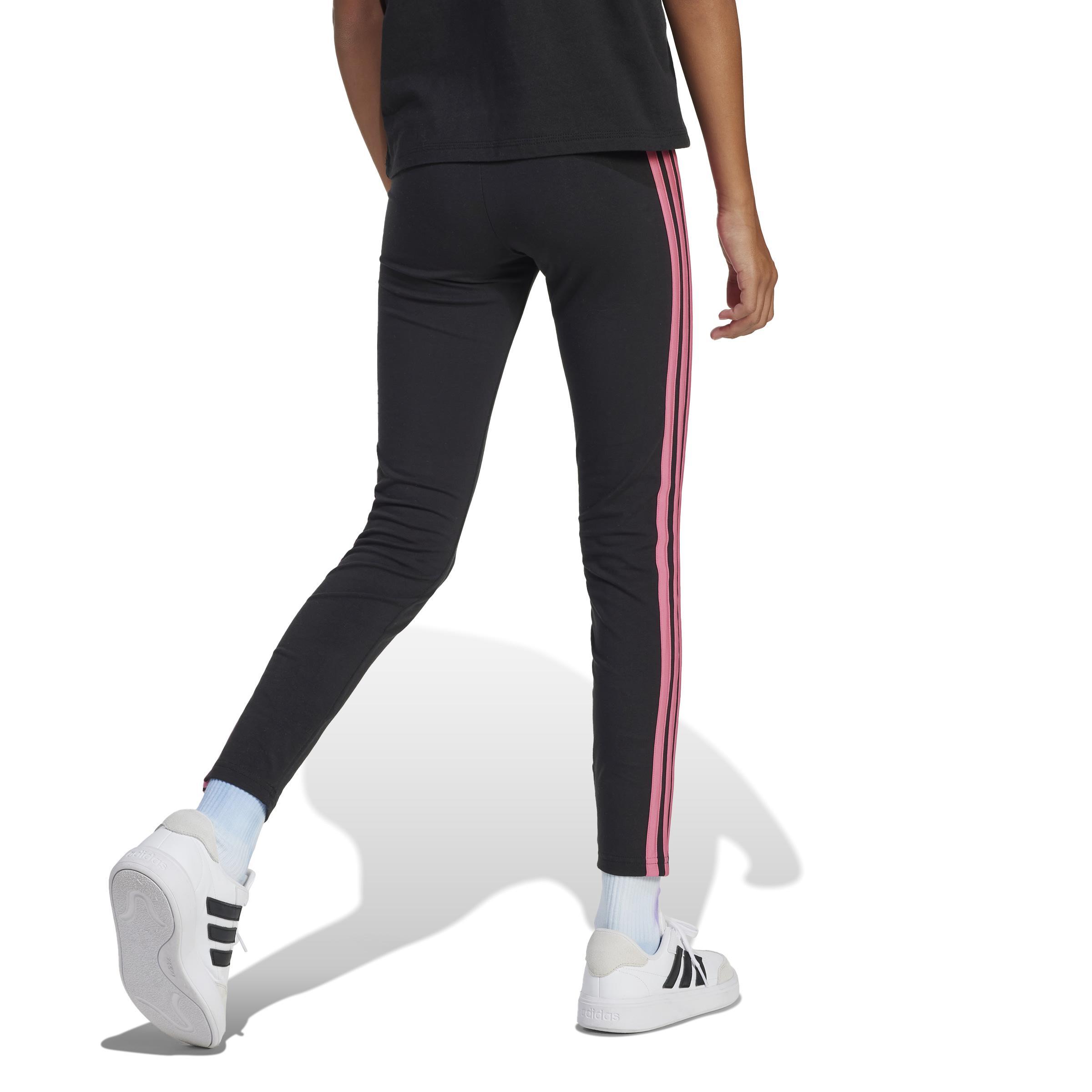 adidas adidas 3s leggings 230 jr. - black/pnkfus - foto 3