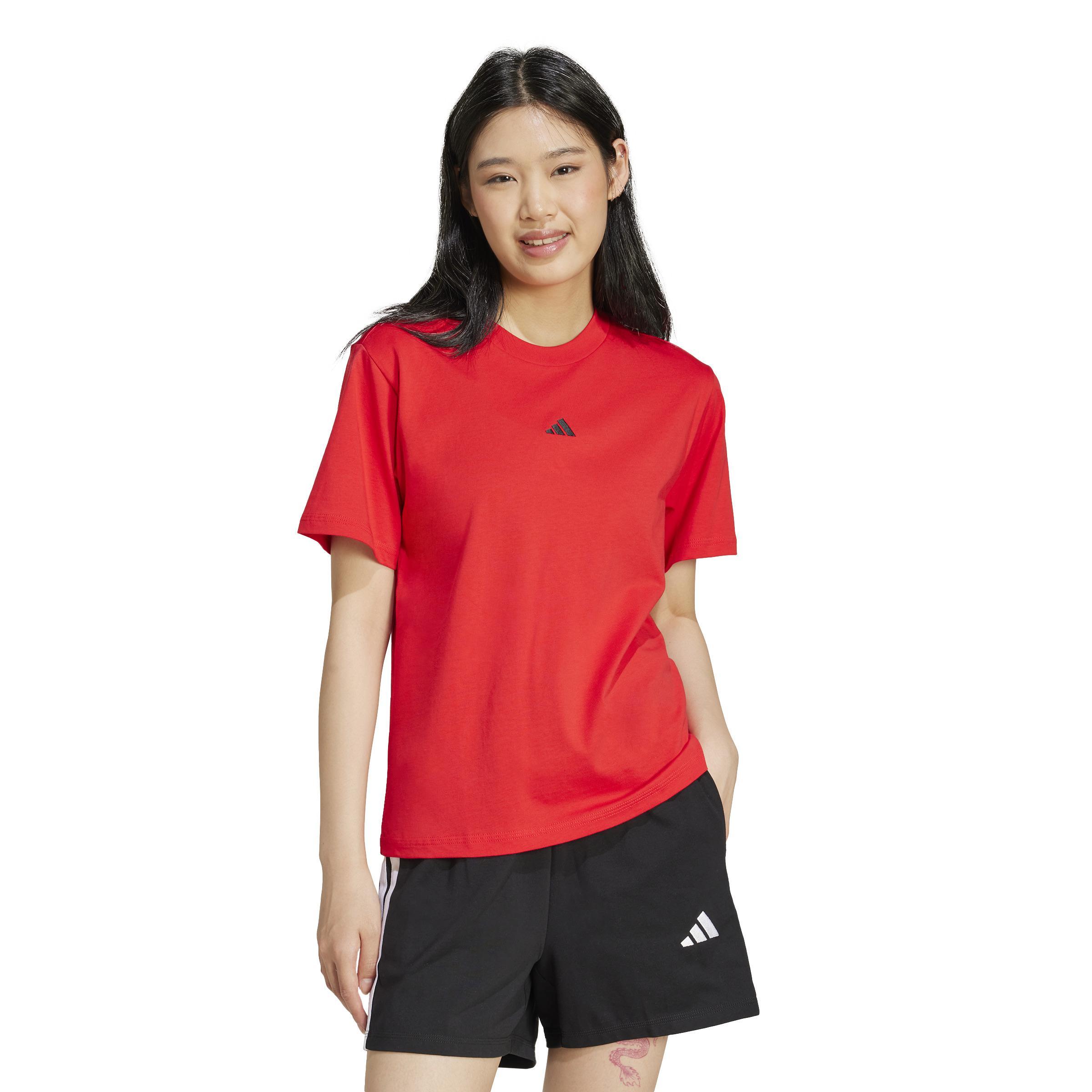 adidas adidas t-shirt ss sl sj - purrub/black - foto 2