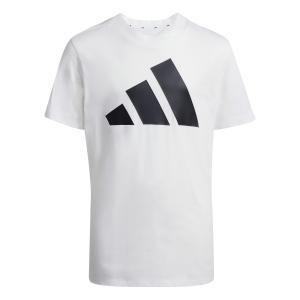Graphic tee ss 160 bl jr. - white/black
