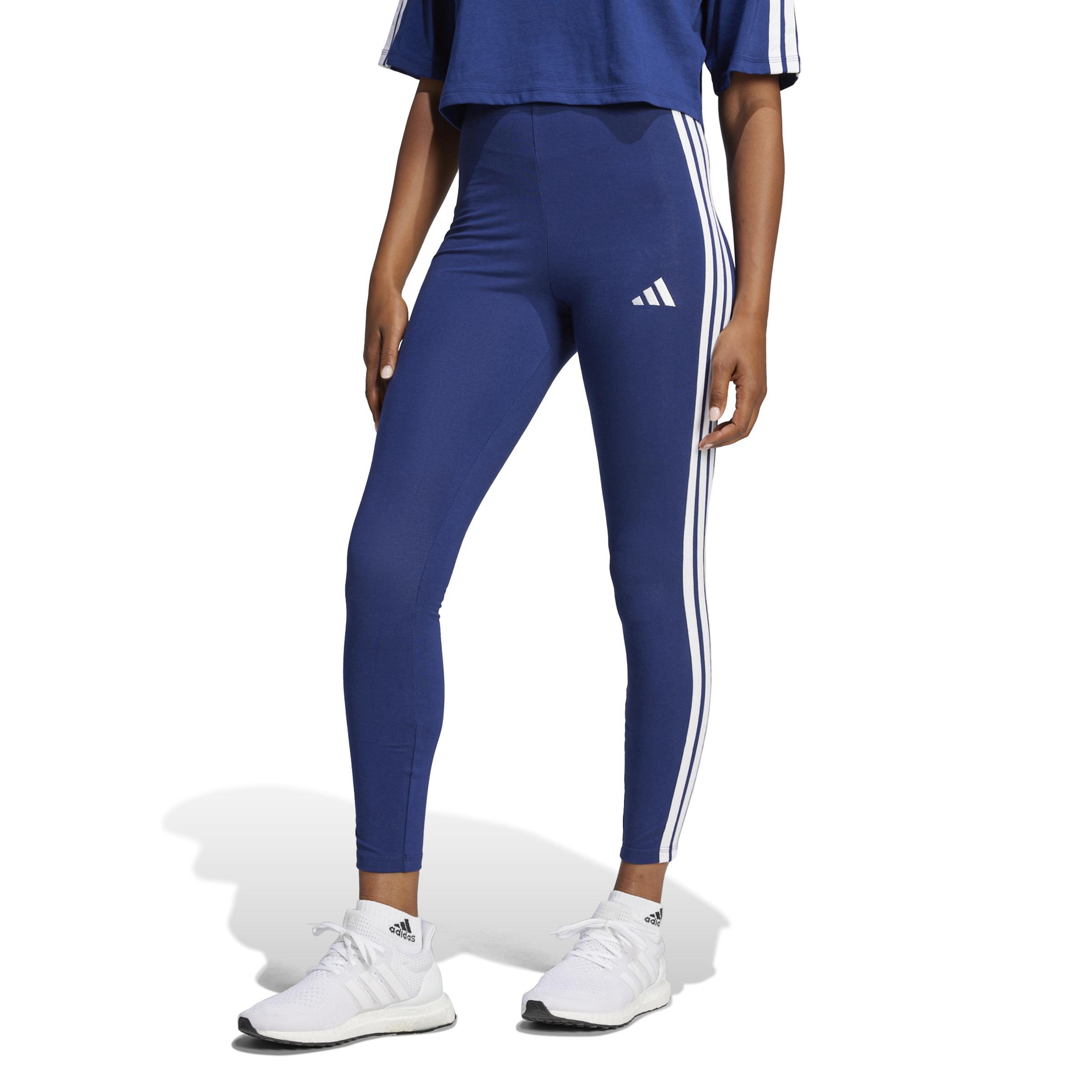 adidas adidas leggings 3s sj - dkblue/white - foto 2