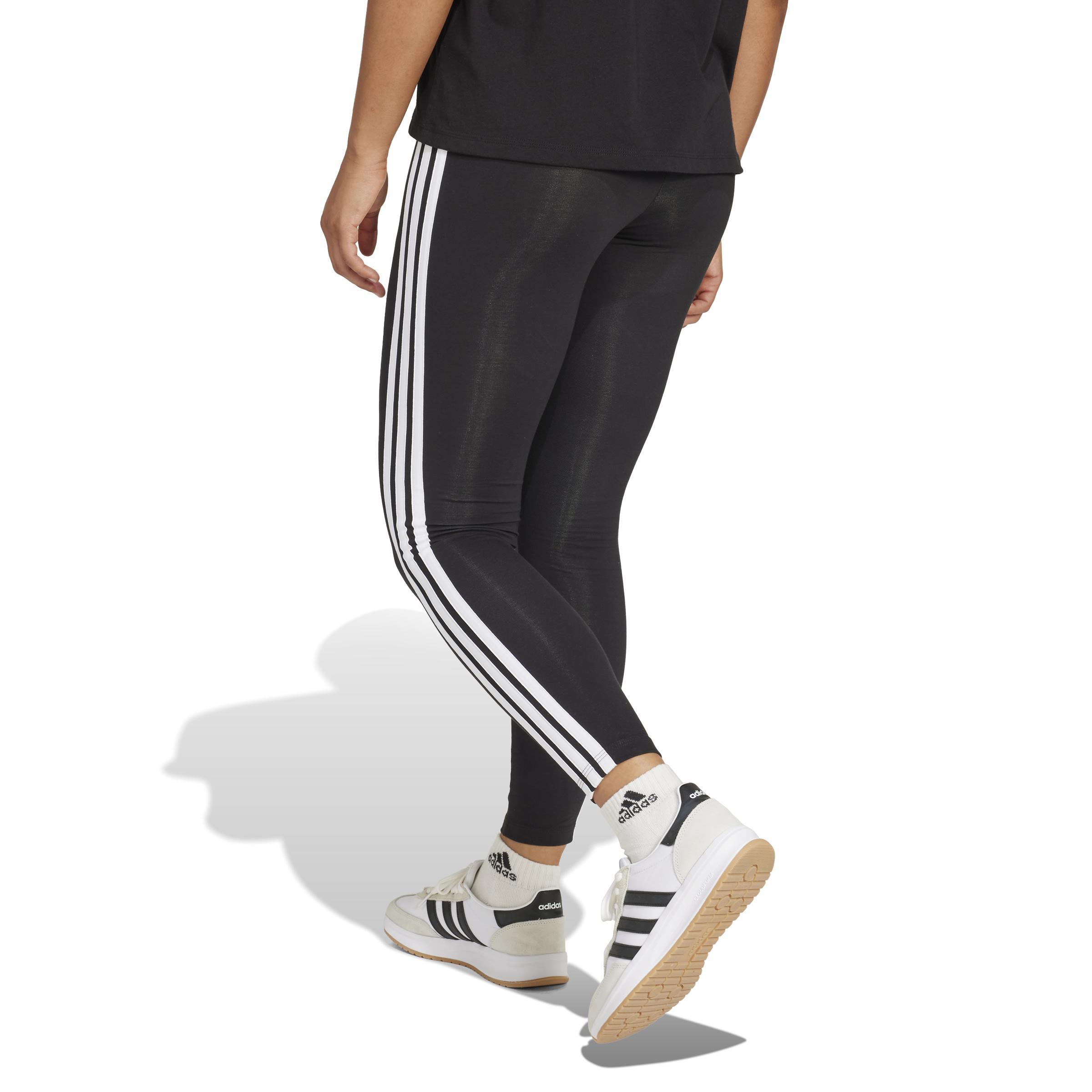 adidas adidas leggings 3s sj - black/white - foto 2