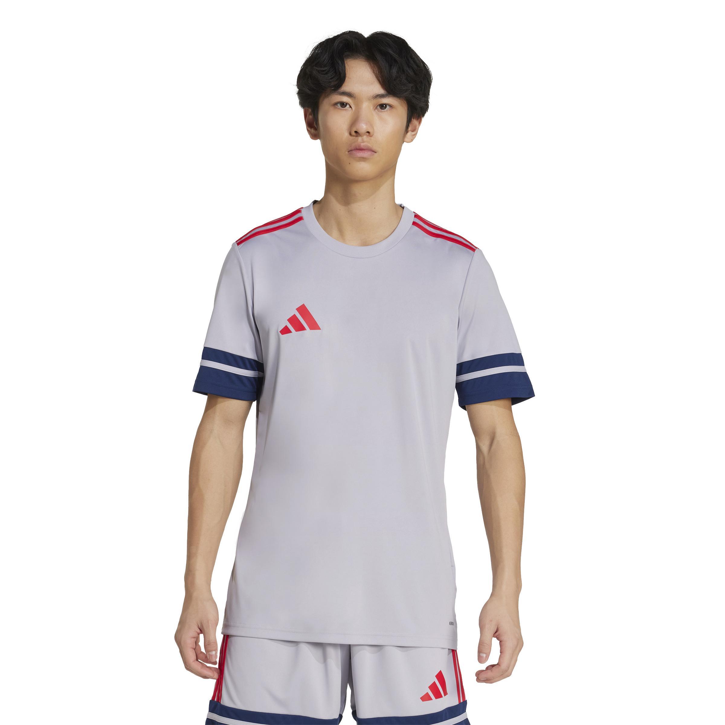 adidas adidas squadra25 jersey ss - glory grey/team navy blue 2 - foto 3