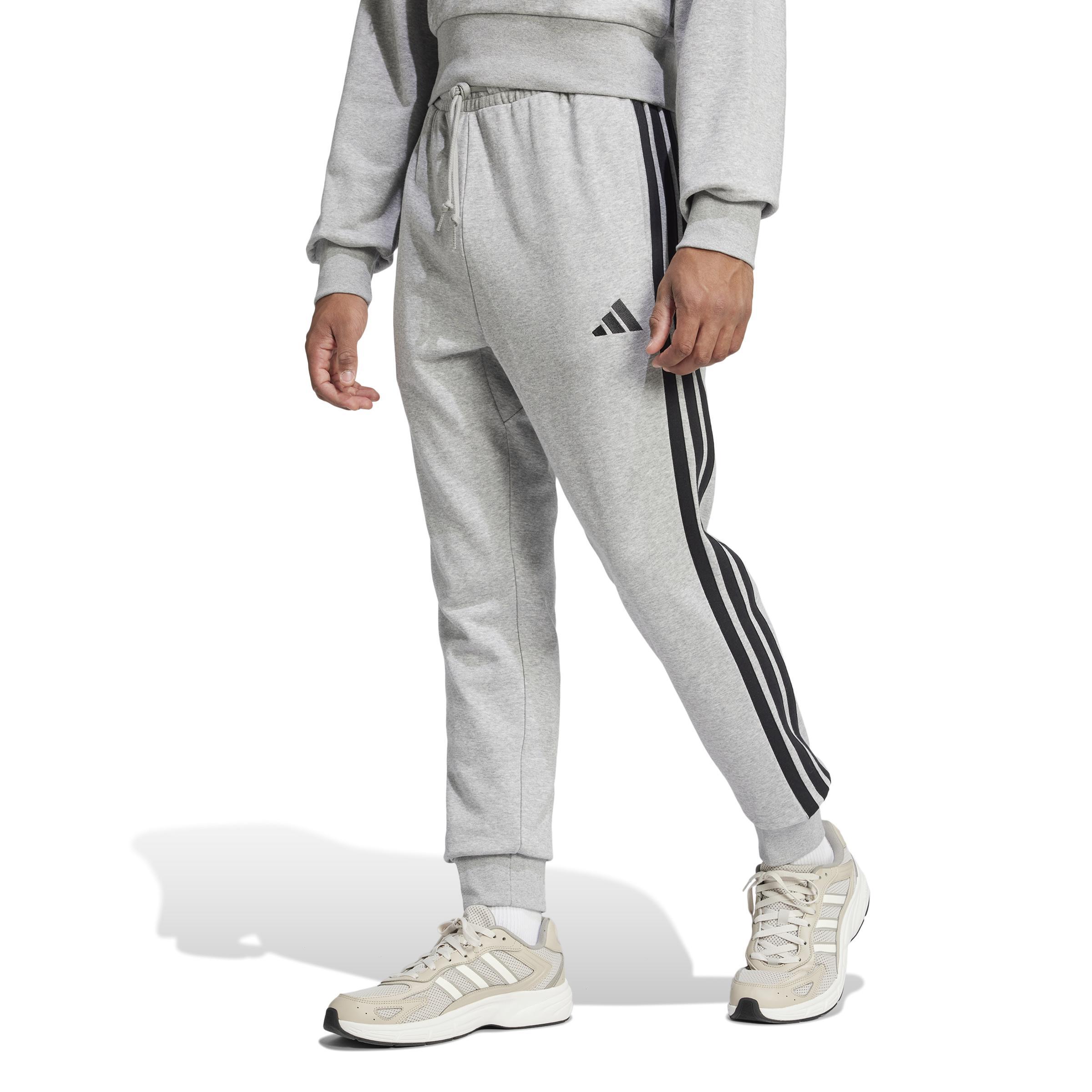 adidas adidas essentials pants - medium grey heather/black - foto 2