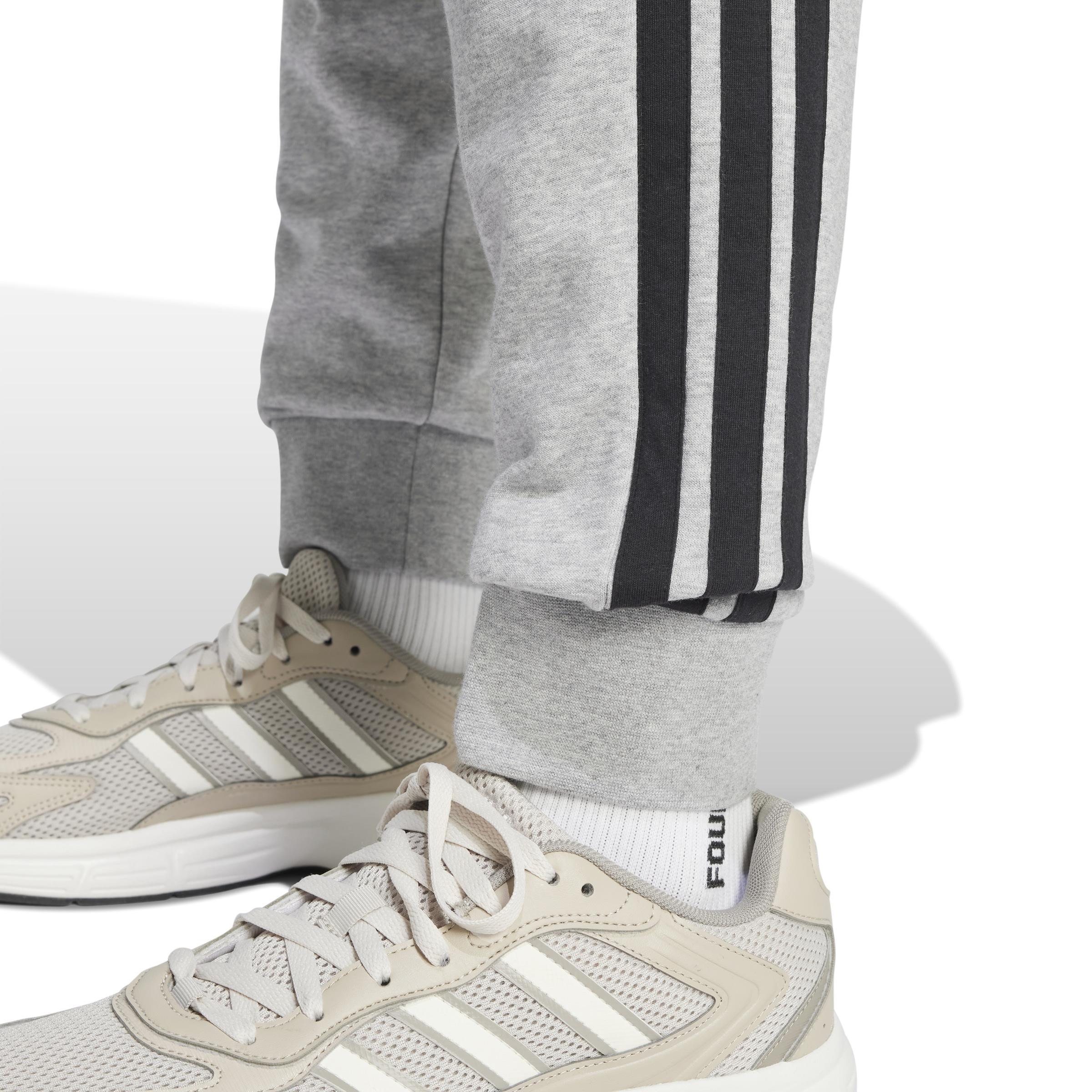 adidas adidas essentials pants - medium grey heather/black - foto 4