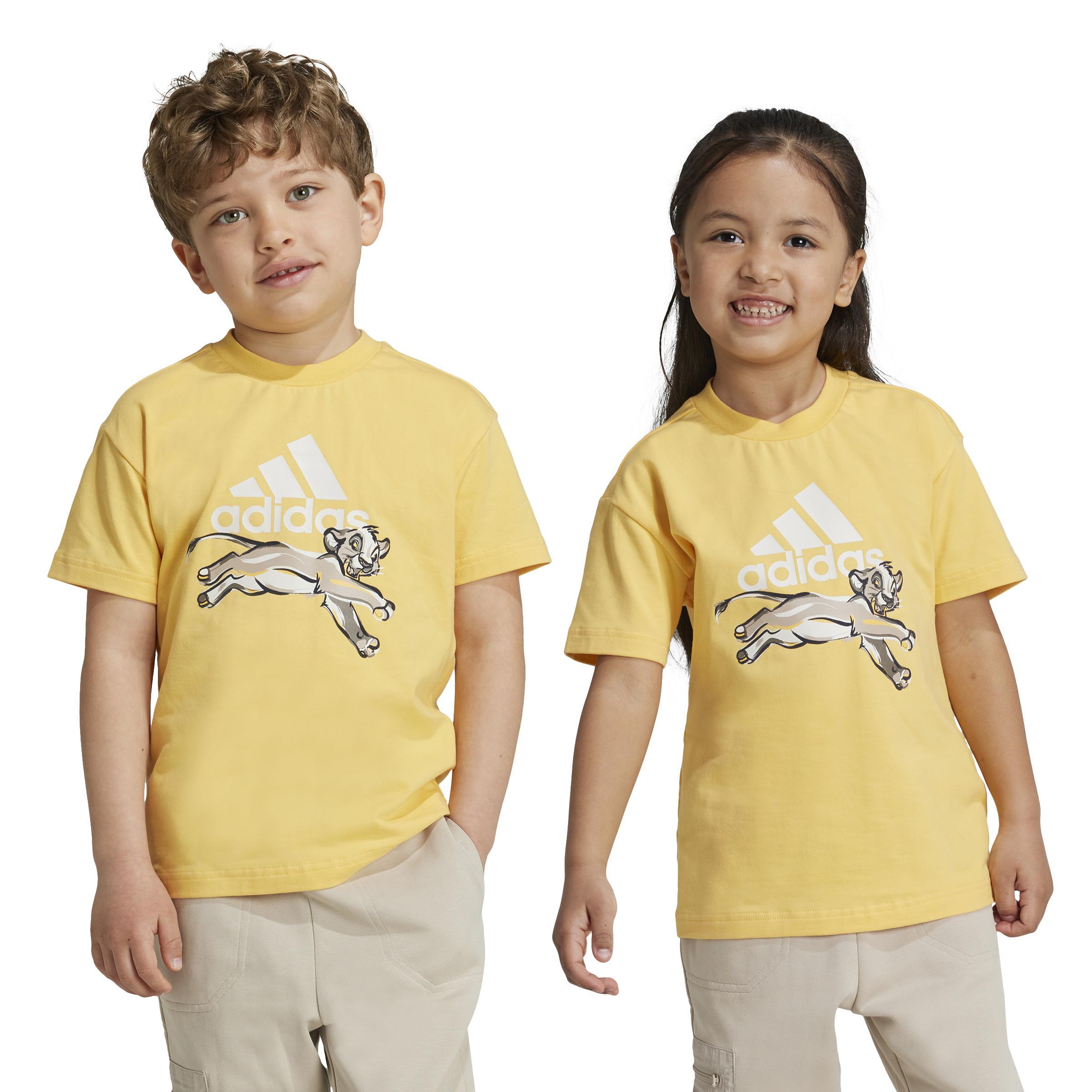 adidas adidas t-shirt ss lk dy lk t jr. - semi spark/chalk white - foto 2