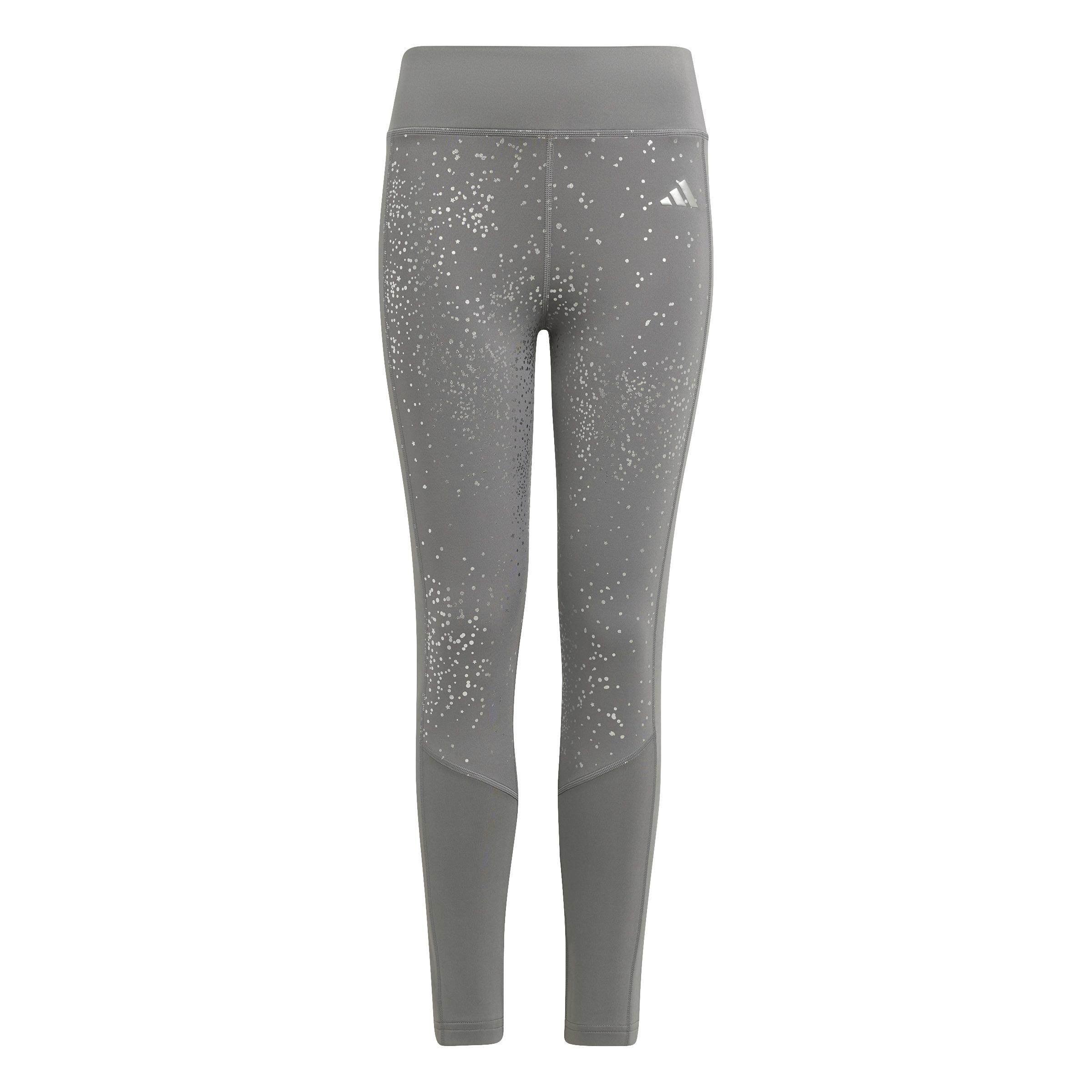 adidas adidas tight o gl leg jr. - grey three/silver met. - foto 1