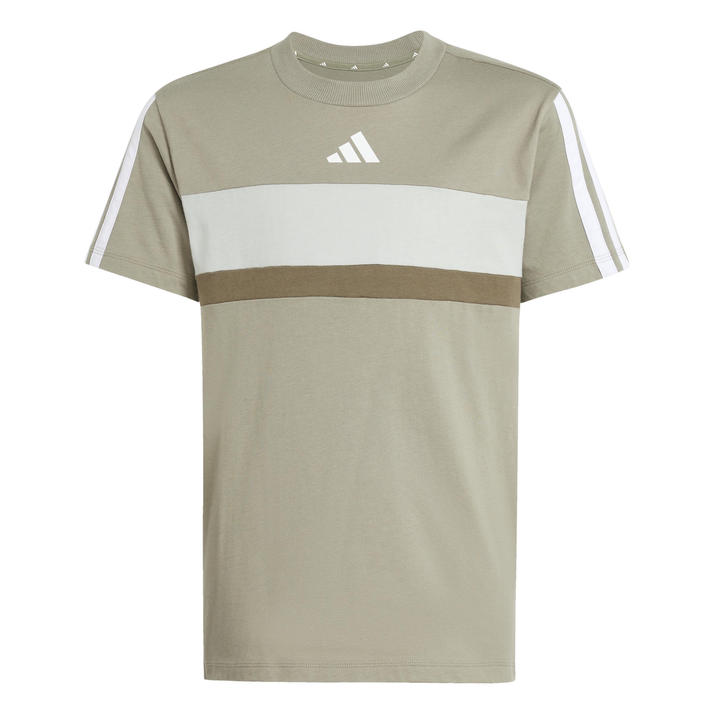 adidas adidas t-shirt ss 3s tib t jr. - grigio/white - foto 1