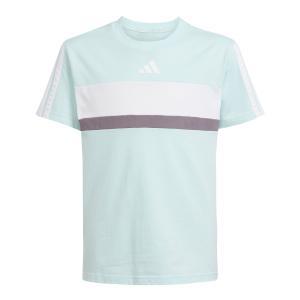 T-shirt ss 3s tib t jr. - semi flash aqua/white