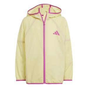 Windbreaker lk lt wb jr. - powder yellow/semi lucid fuchsia