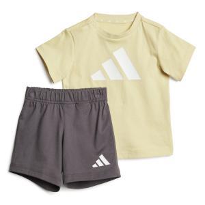 Jogger i bl t-set 160 jr. - powder yellow/white
