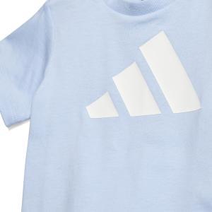Jogger i bl t-set 160 jr. - glow blue/white