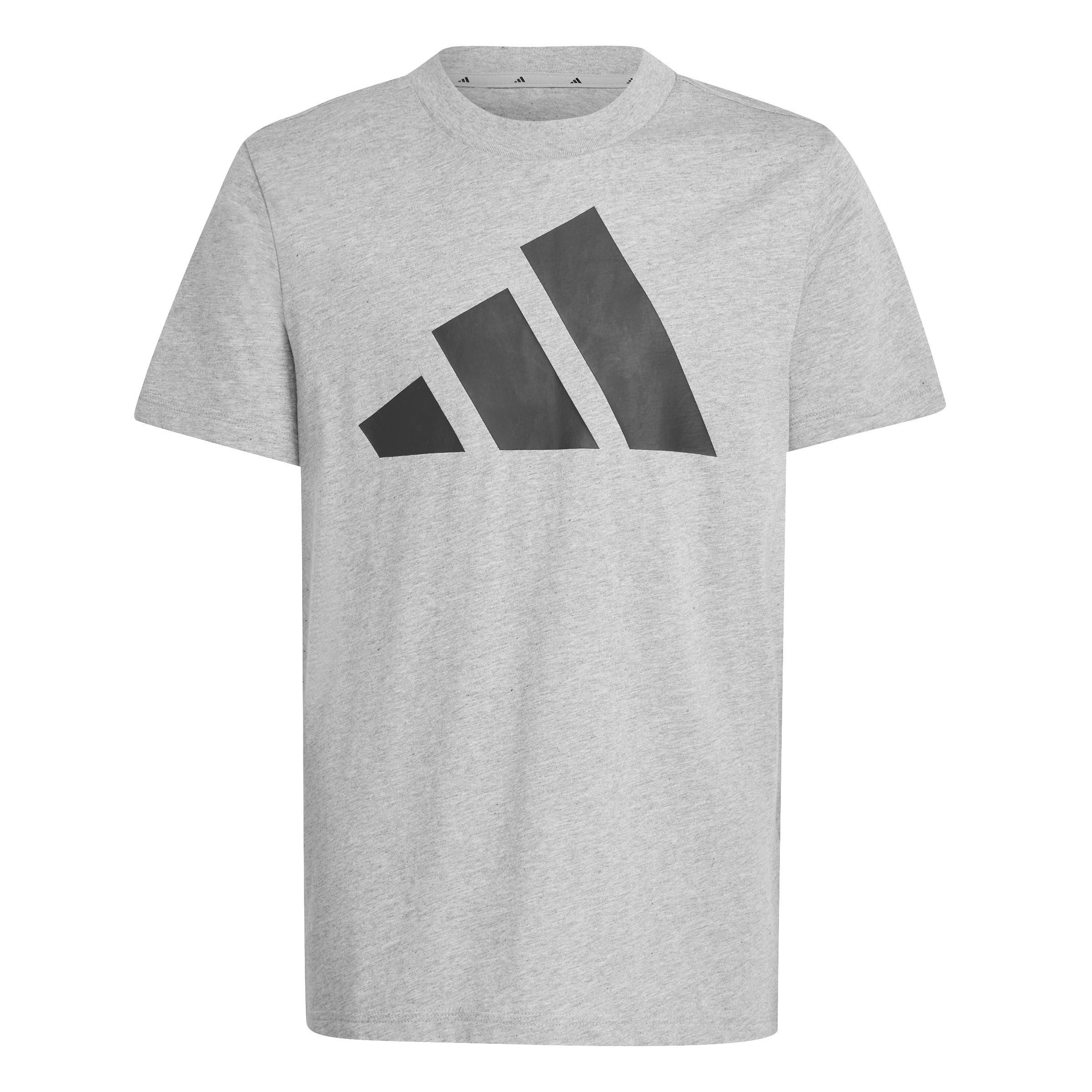 adidas adidas graphic ss bl 160 jr. - medium grey heather/black - foto 1