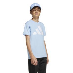 Graphic ss bl 160 jr. - glow blue/white