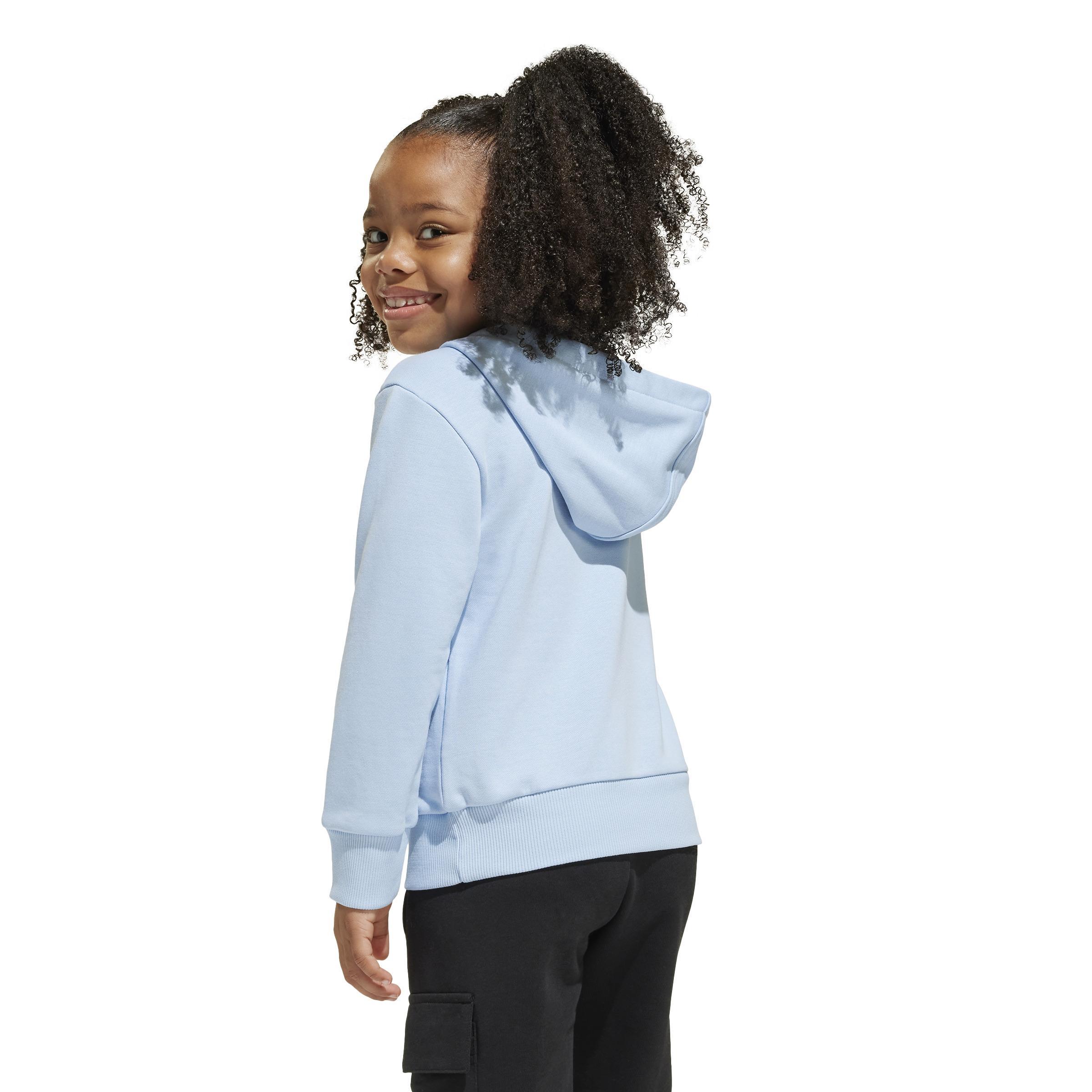 adidas adidas hd sweat lk bl ft jr. - glow blue/white - foto 3