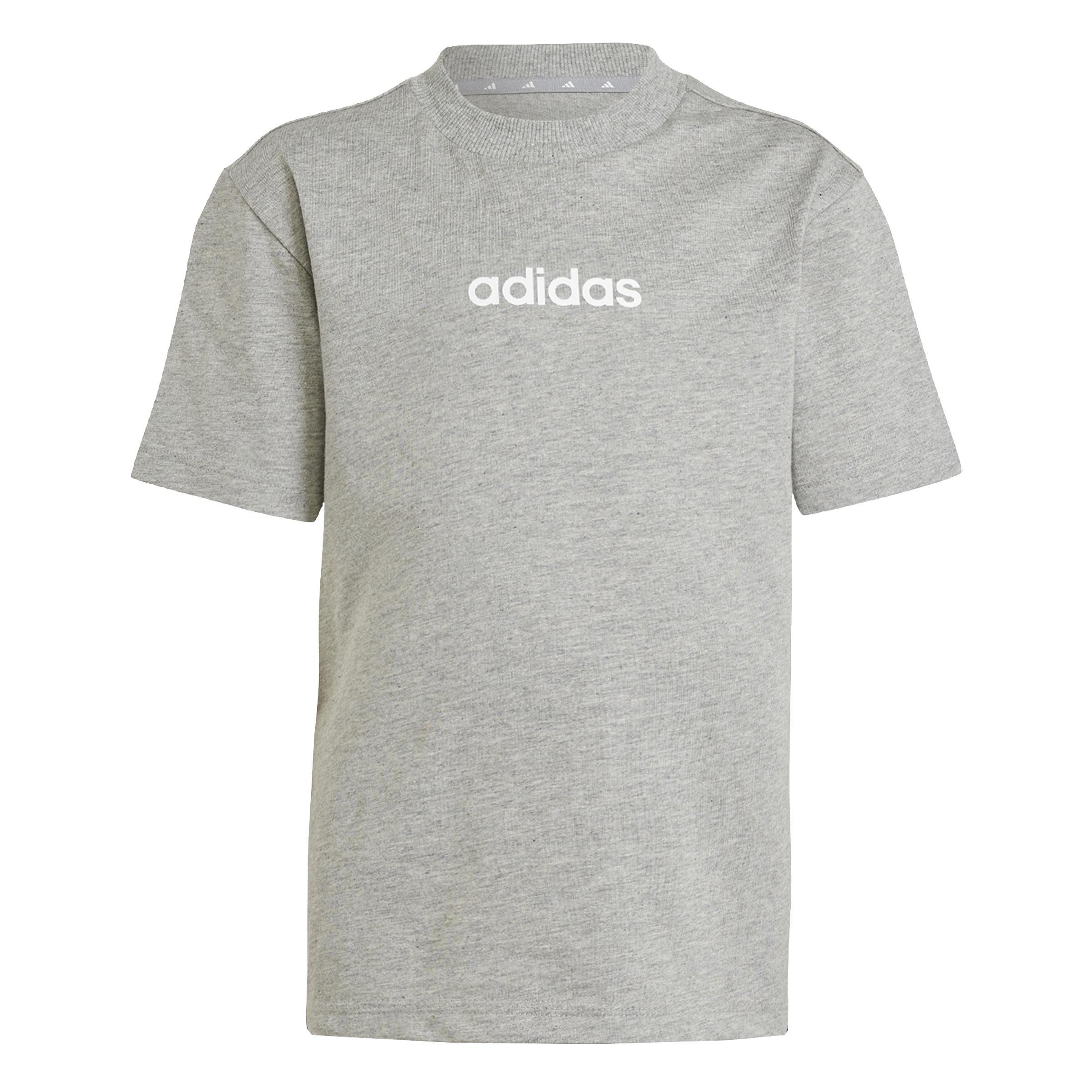 adidas adidas jogger lk lin t-set jr. - medium grey heather/white - foto 3