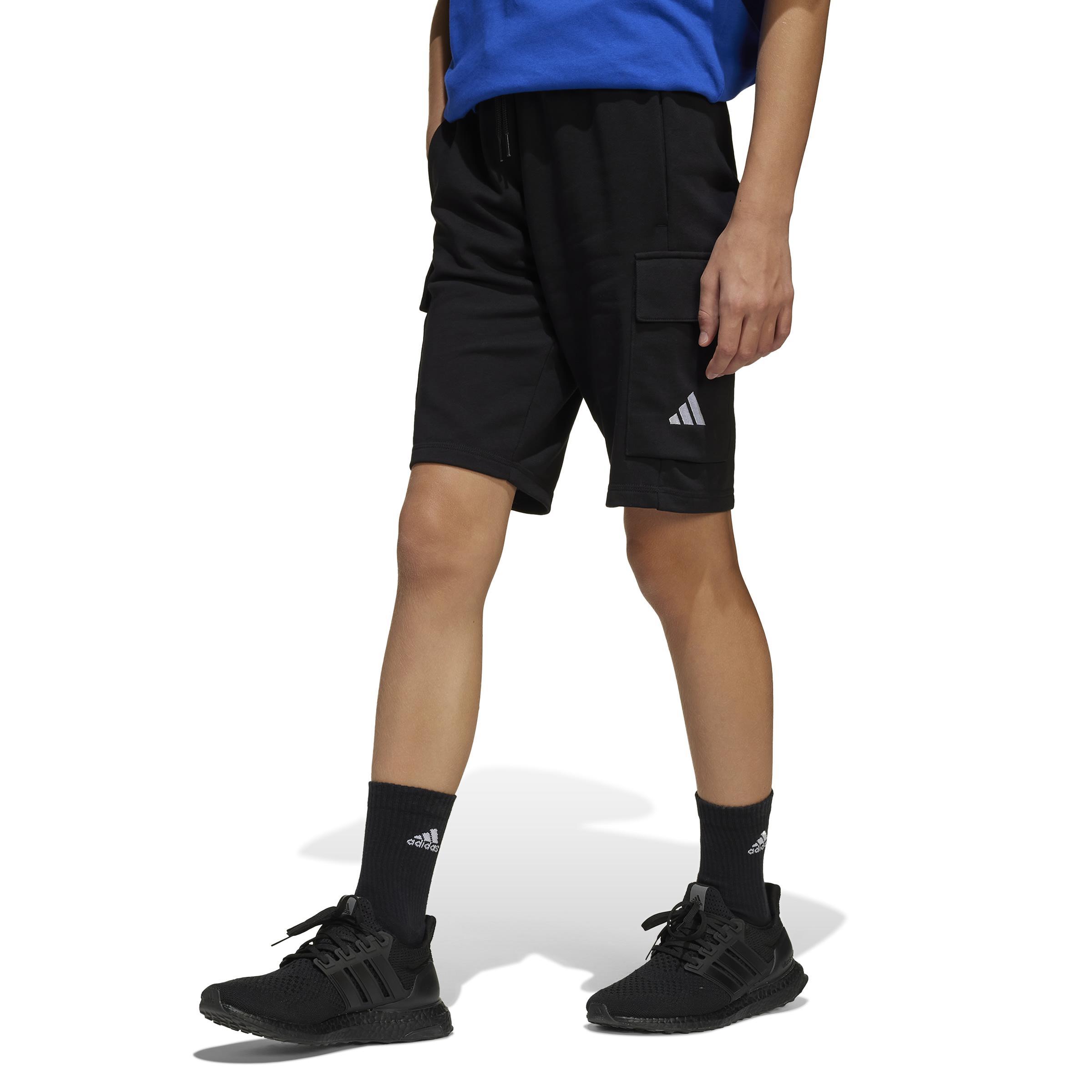 adidas adidas short (1/2) sl ft c jr. - black/white - foto 2