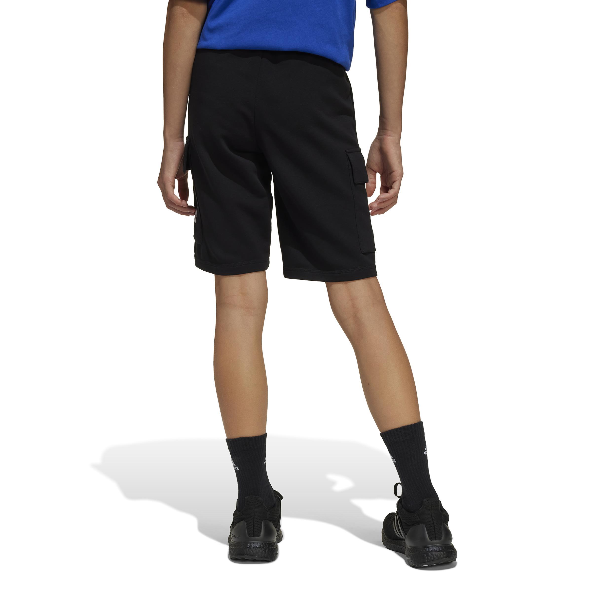 adidas adidas short (1/2) sl ft c jr. - black/white - foto 3