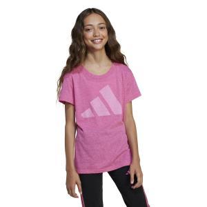 Graphic ss bl win jr. - pink fusion/white