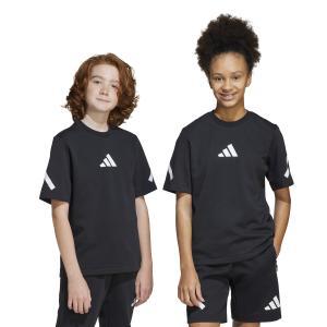 T-shirt ss zne jr. - black/white