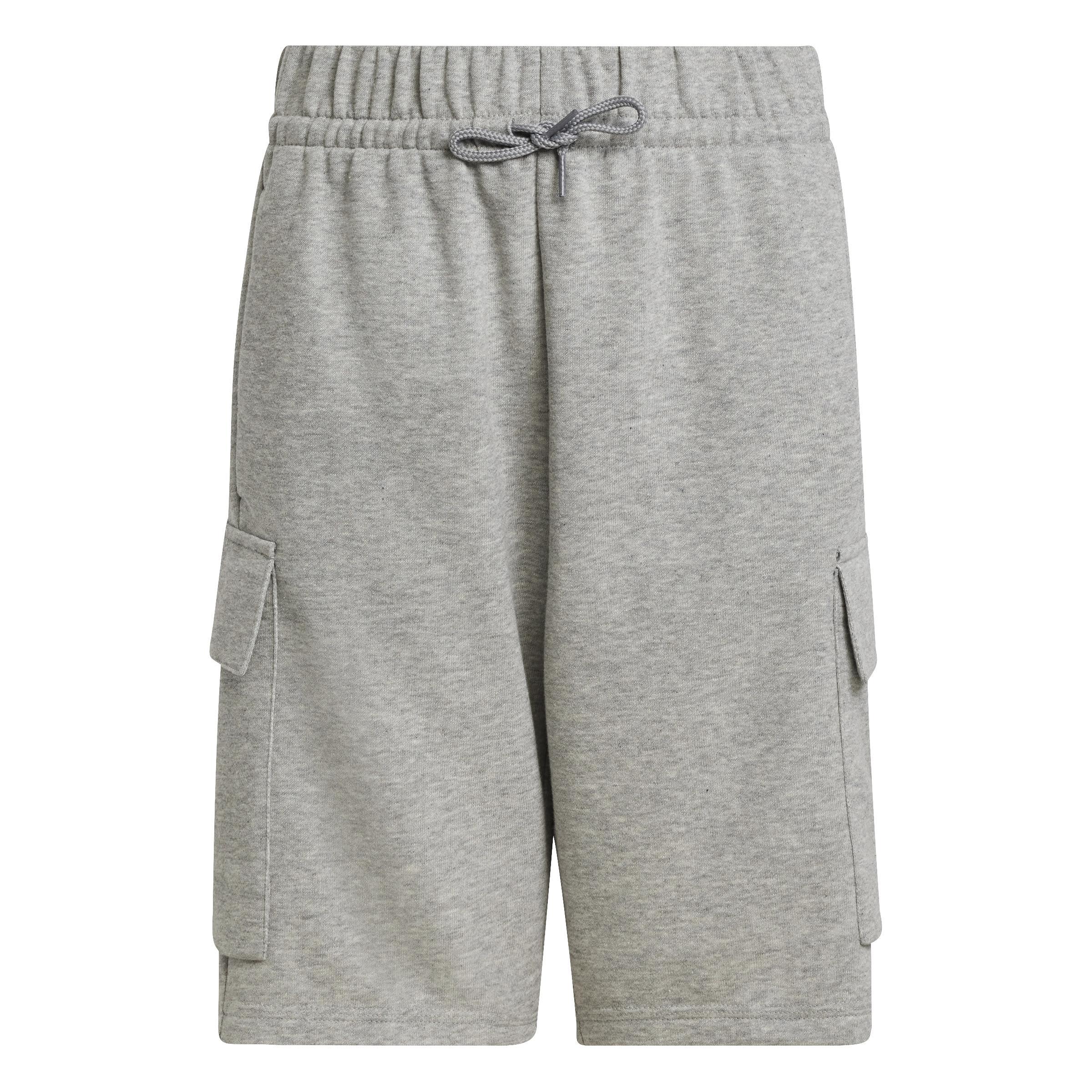 adidas adidas short (1/2) sl ft c sh jr. - medium grey heather/black - foto 1