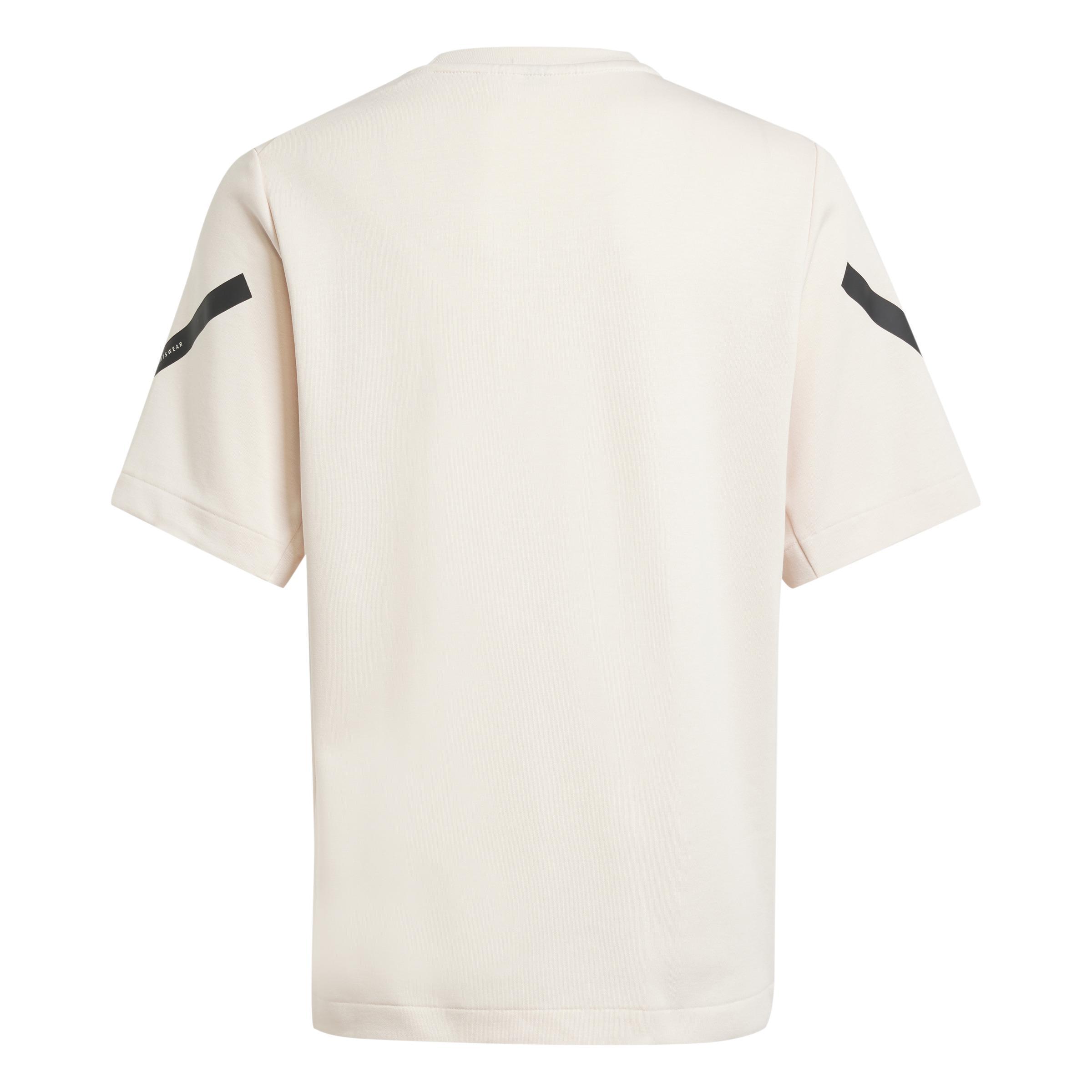 adidas adidas t-shirt ss zne jr. - wonder quartz/black - foto 2