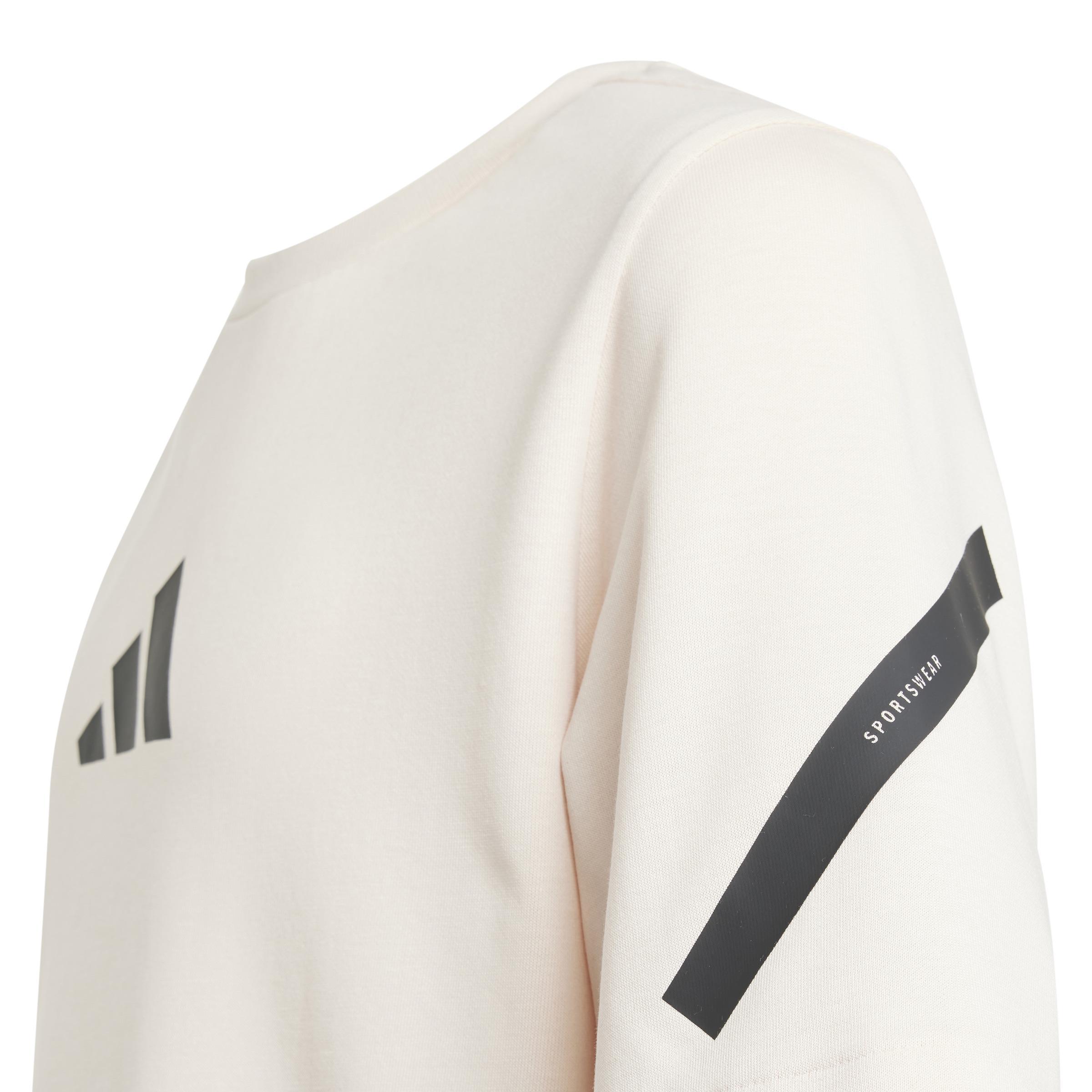 adidas adidas t-shirt ss zne jr. - wonder quartz/black - foto 3
