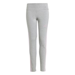 Tight 3s leg 230 jr. - medium grey heather/clear pink