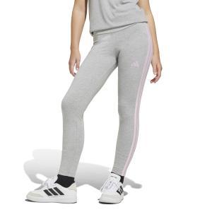 Tight 3s leg 230 jr. - medium grey heather/clear pink