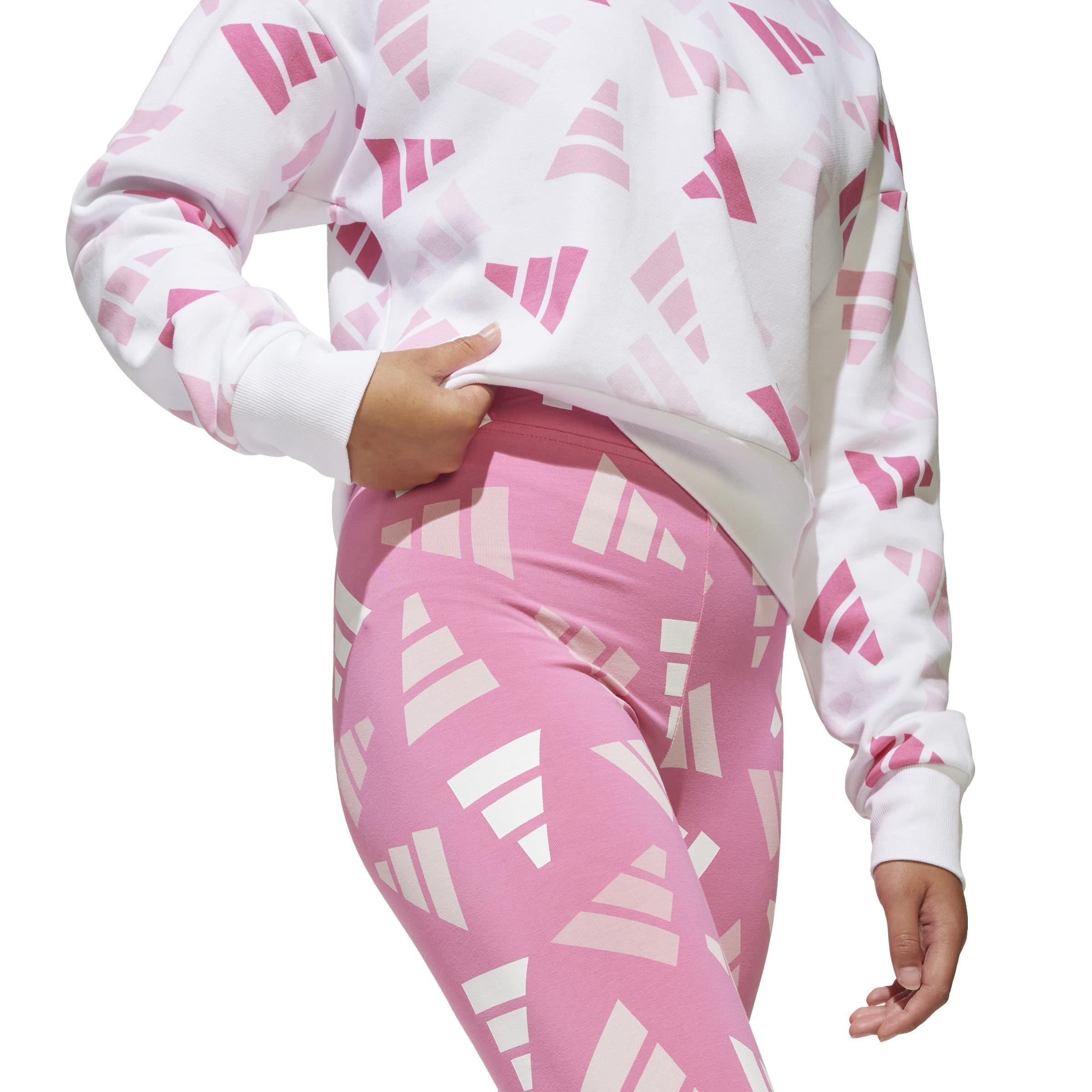 adidas adidas tight clbrtn leg jr. - pink fusion - foto 4