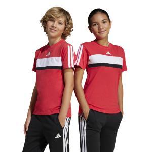 T-shirt ss 3s tib t jr. - pure ruby/white