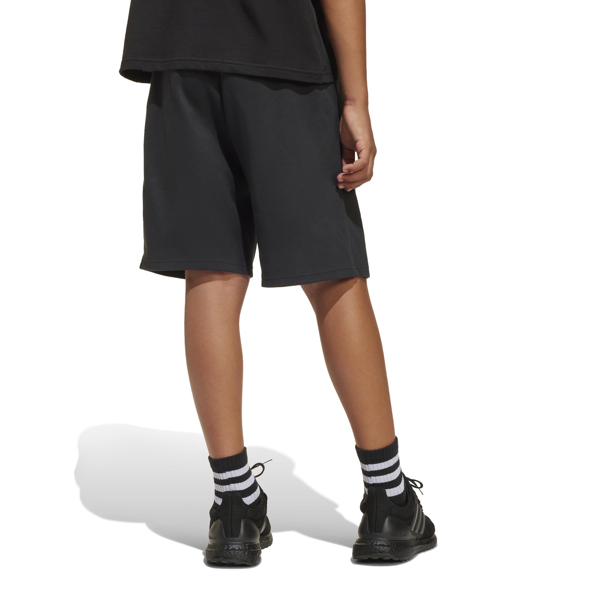 adidas adidas short (1/2) fi logo jr. - black/black - foto 3