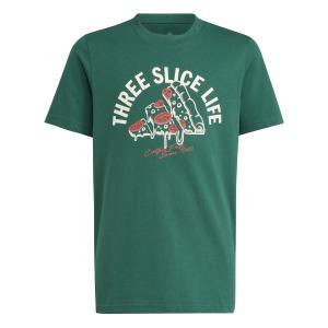 Graphic ss l pizza jr. - collegiate green