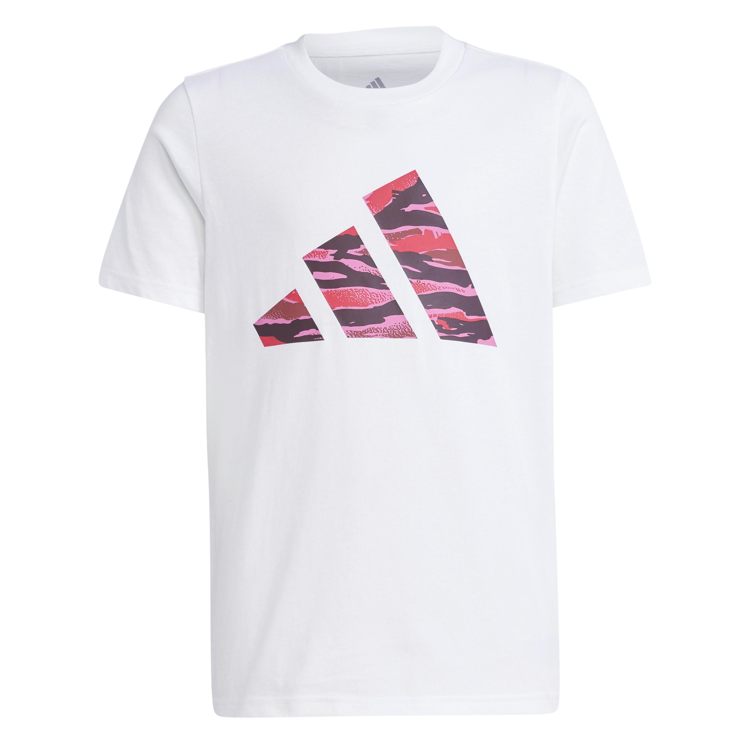 adidas adidas graphic ss camo logo jr. - white - foto 1