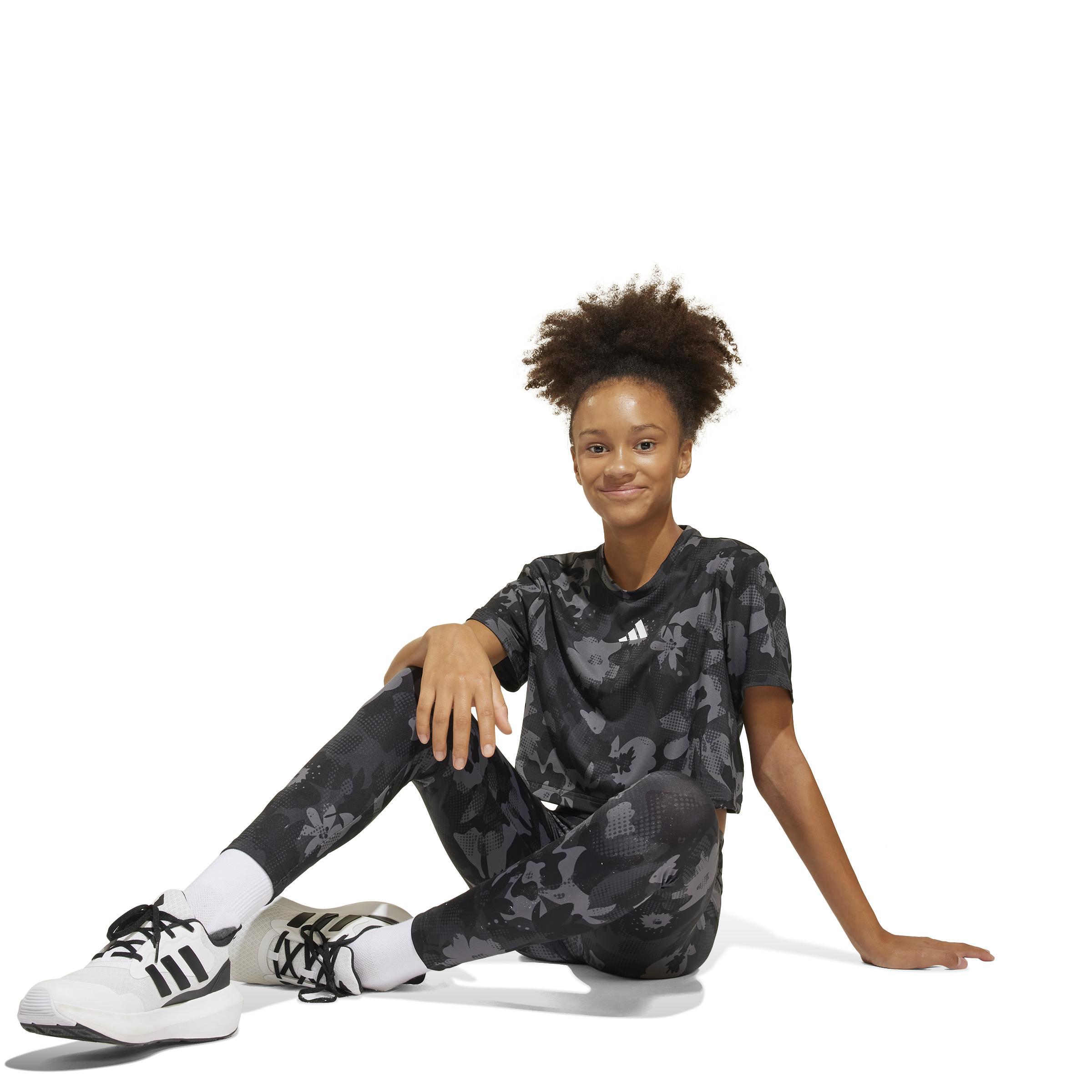 adidas adidas tight tr-es fl le jr. - grey five/grey six - foto 4