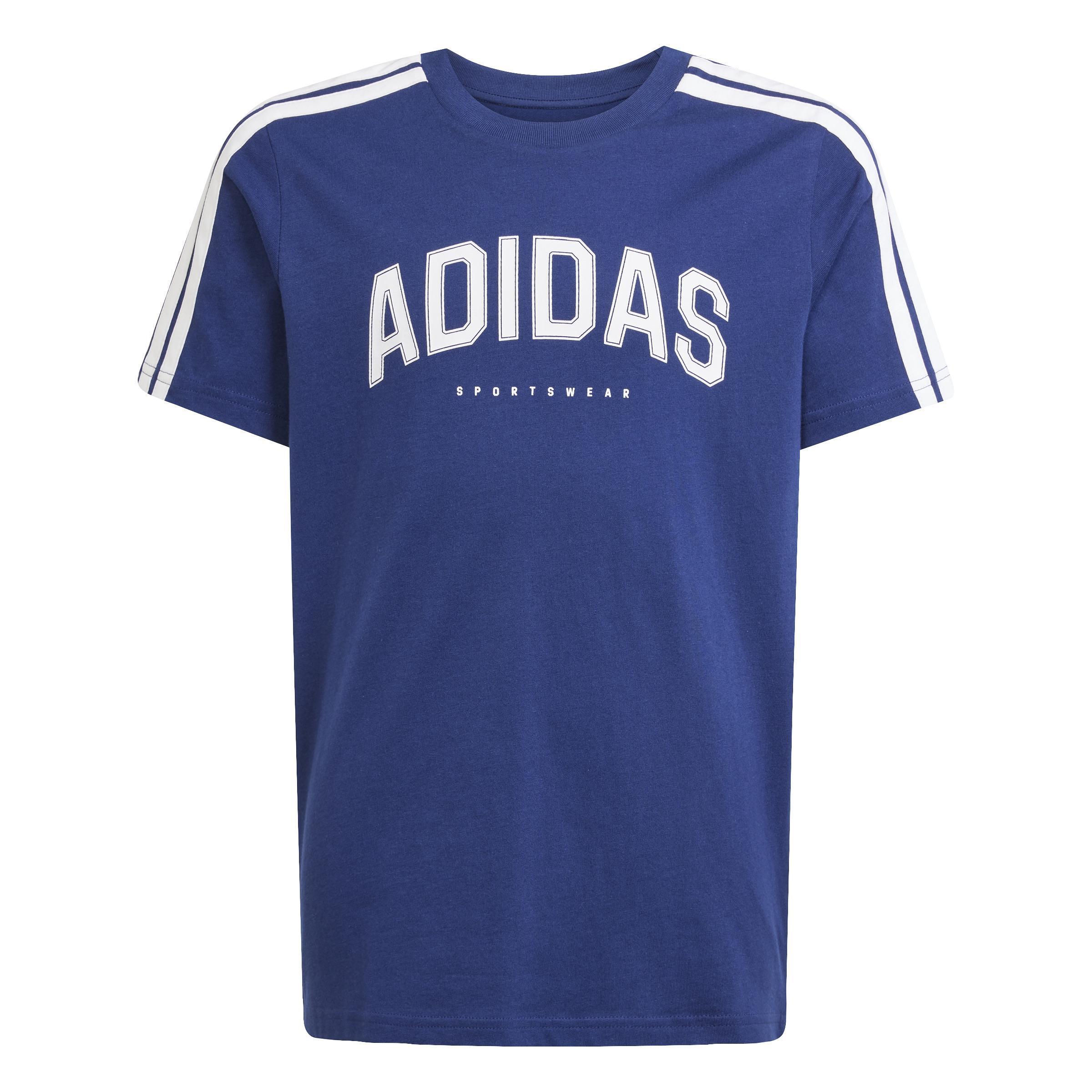 adidas adidas graphic ss c colleg jr. - dark blue - foto 1
