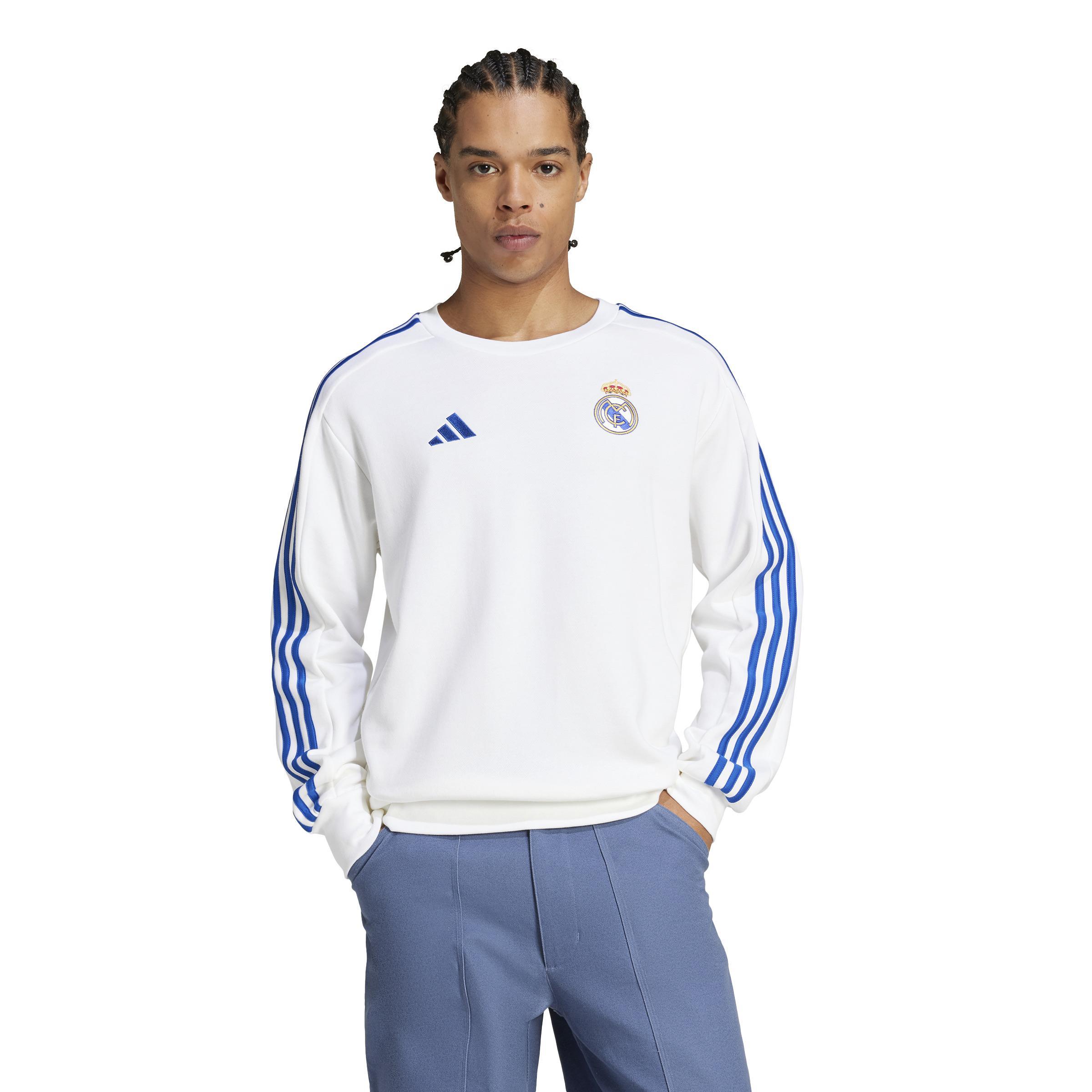 adidas adidas sweatshirts real madrid 25/26 - white - foto 2