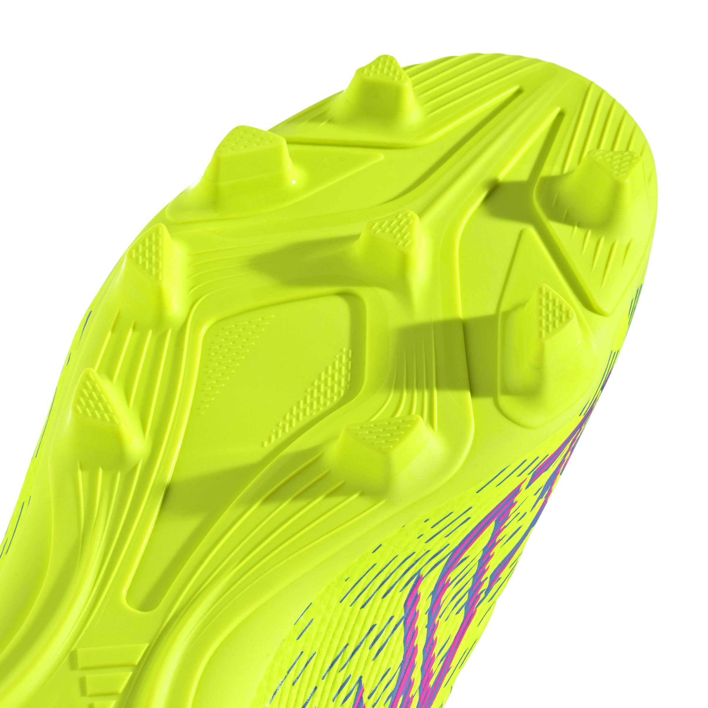 adidas adidas scarpa predator club fg/mg - lucid lemon/blue fusion - foto 5