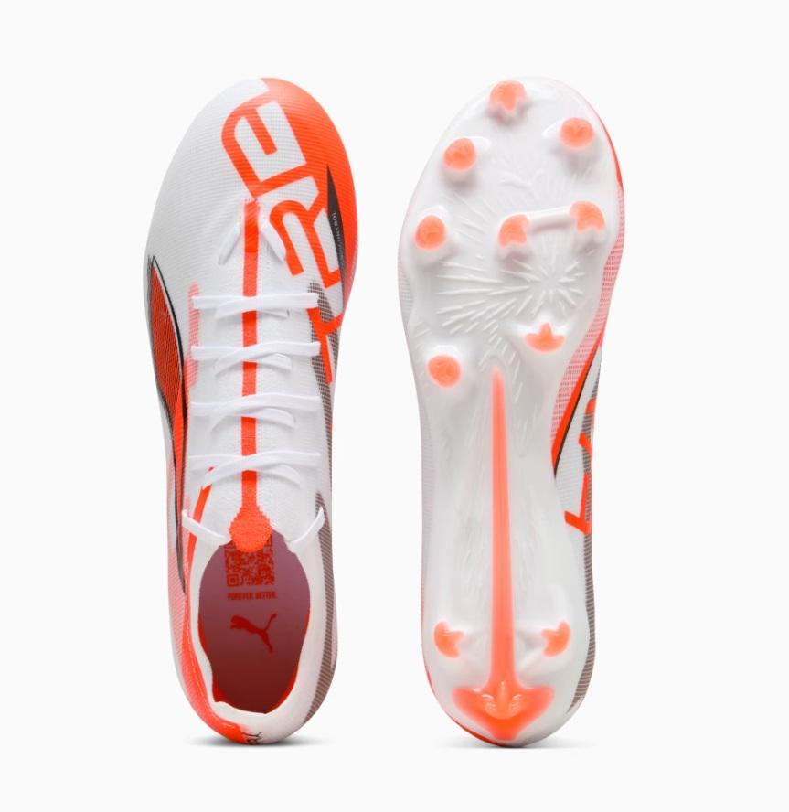 puma puma scarpe ultra 5 match fg/ag - white - foto 4