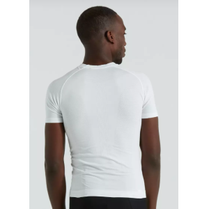 Seamless light baselayer ss men - white