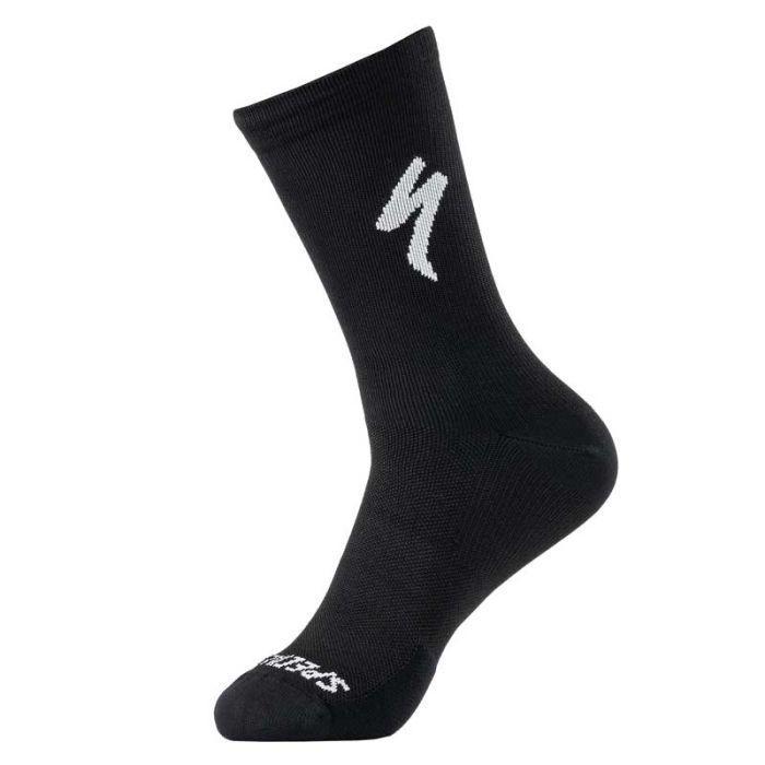 specialized specialized soft air tall logo sock - blk/wht - foto 1