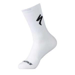 Soft air tall logo sock - wht/blk