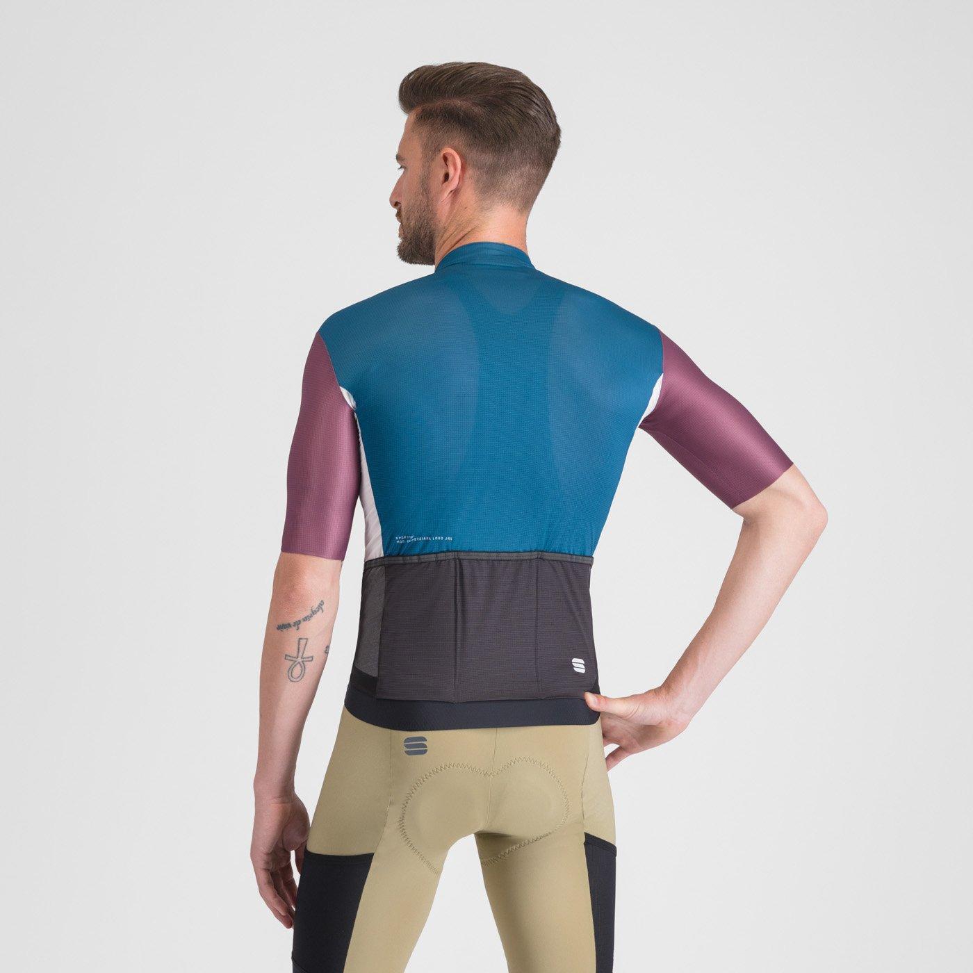 sportful sportful supergiara logo jrs - teal blue/bordeaux - foto 2