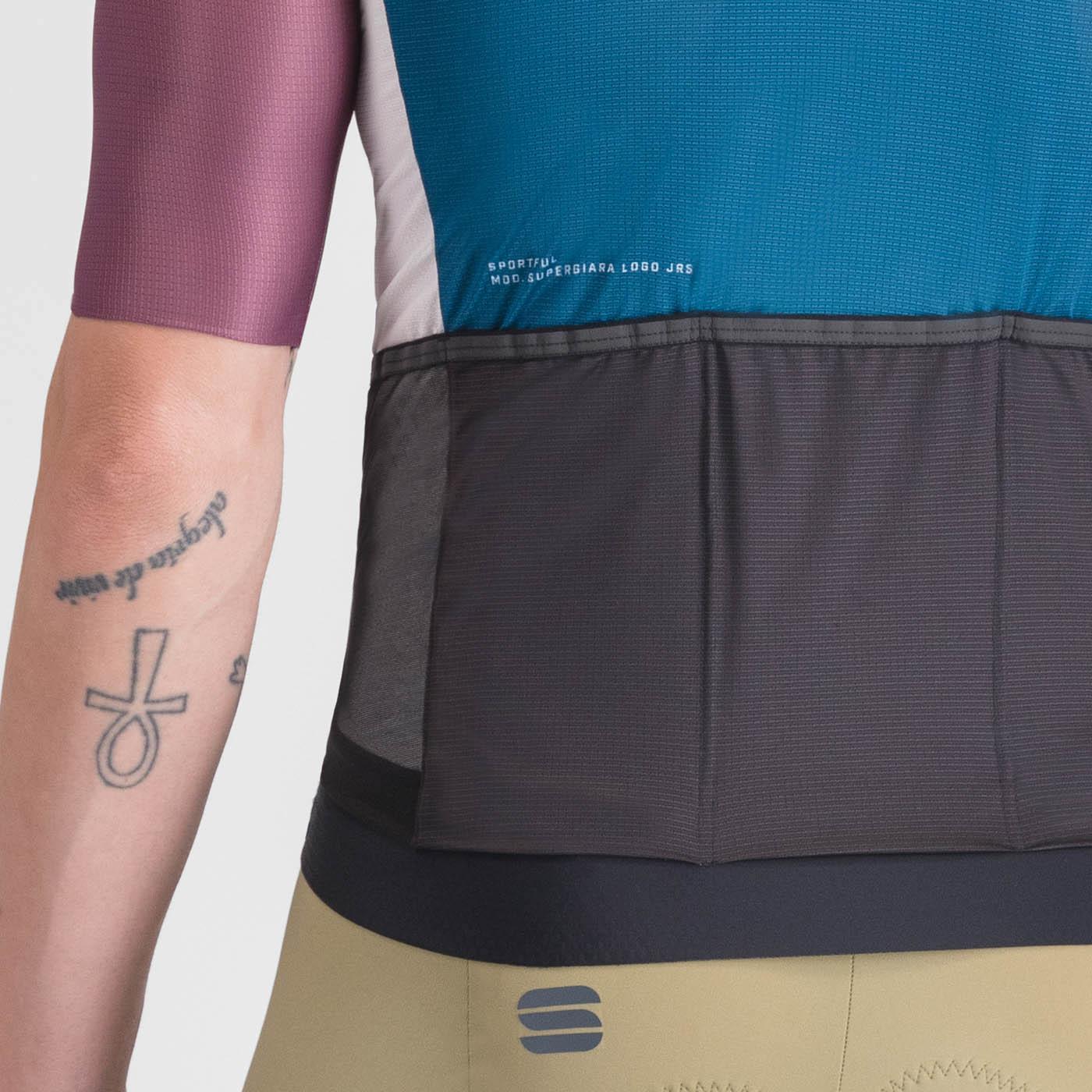 sportful sportful supergiara logo jrs - teal blue/bordeaux - foto 3