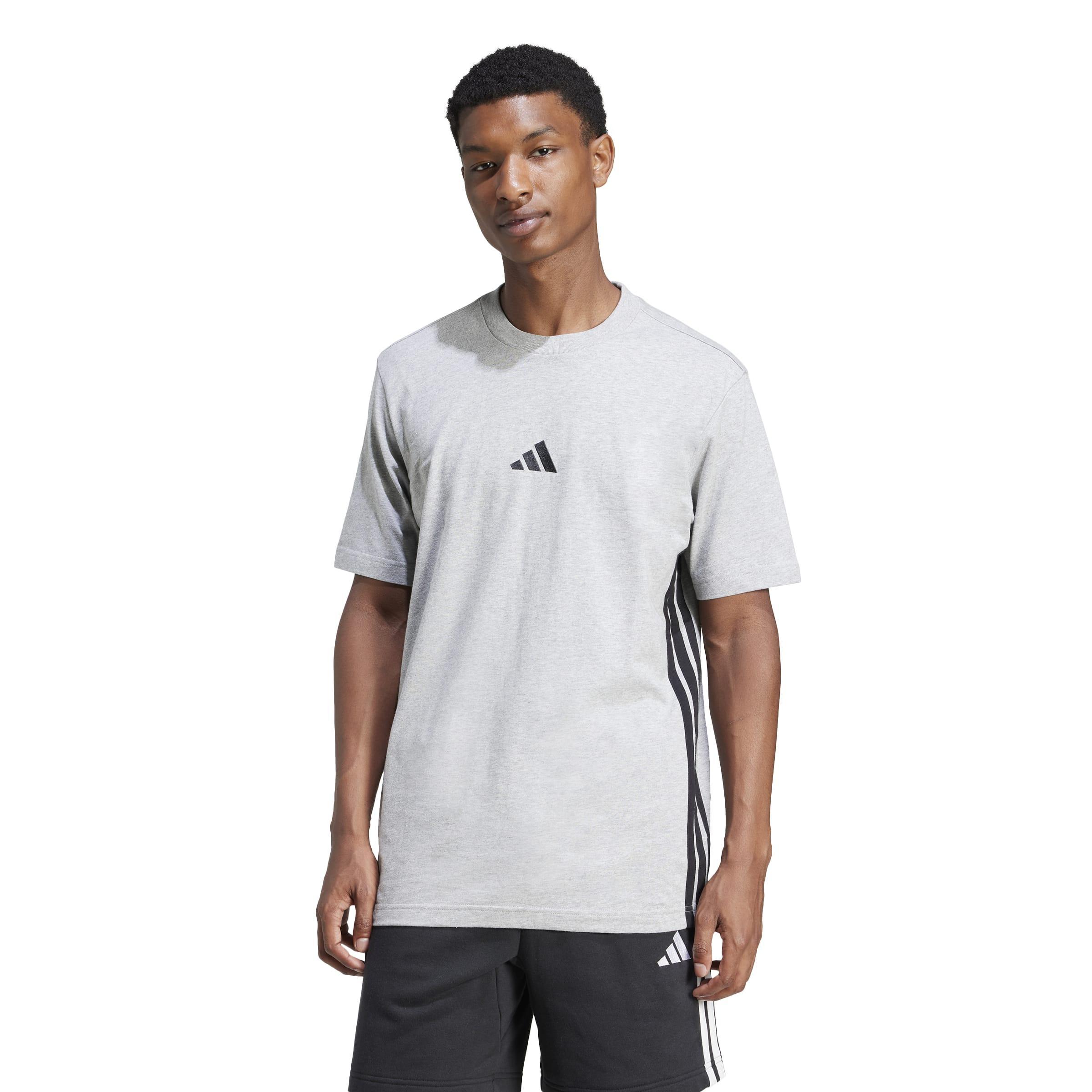 adidas adidas 3s sj t-shirt m - mgreyh/black - foto 2