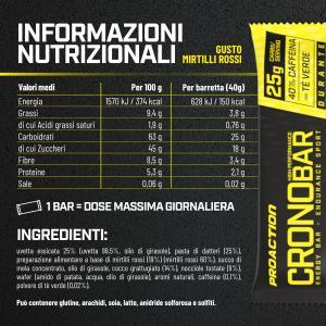 Pro crono bar 40g mirtilli rossi